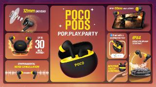 小米海外推出 Poco Pods TWS 耳机