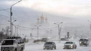 俄罗斯马加丹市近郊学校因严寒停课