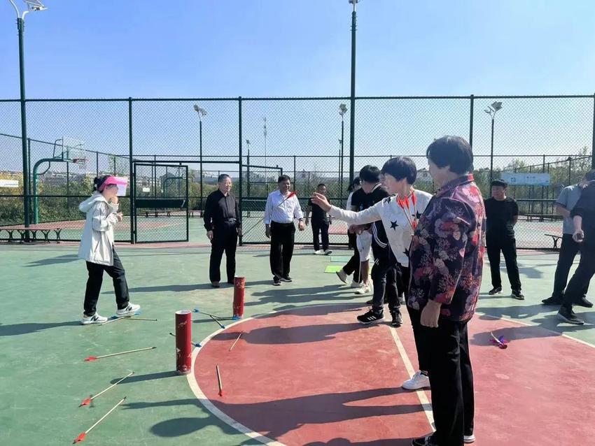 沂河新区朝阳街道开展社区运动会