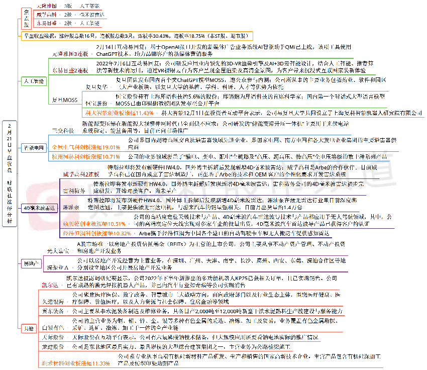 2月21日午间涨停分析