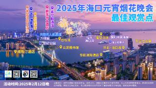 2025年海口元宵烟花回归 最佳观赏点位在这里