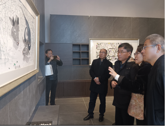 “风筝不断线-吴冠中艺术展”在潍坊隆重开幕