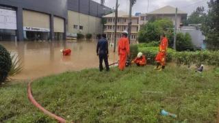 缅甸首都内比都爆发洪灾