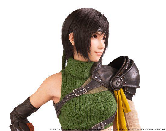 《FF7RE》分享尤菲重设计细节图：具有日本忍者风格