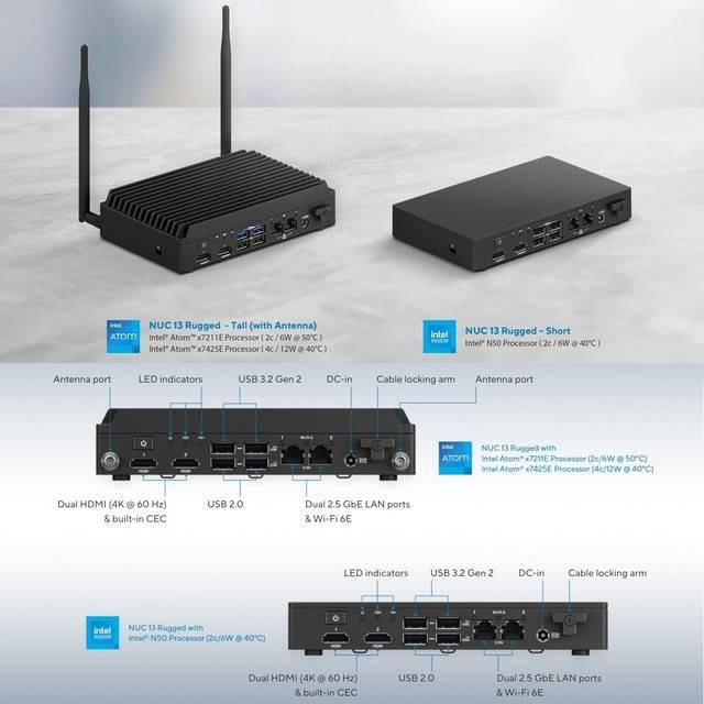 华硕推出nuc13rugged系列产品，性能强劲且耐用