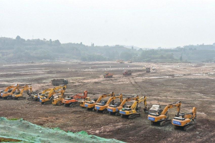 自贡荣县：“红色引擎”推动经济开发区南区 项目建设跑出“加速度”