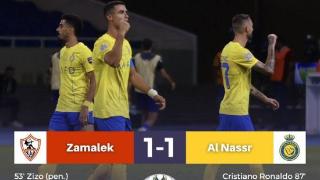 阿拉伯冠军联赛：C罗头槌破门 绝平助利雅得胜利出线