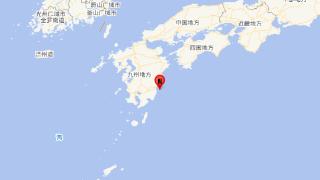 日本九州岛附近海域发生5.5级地震 震源深度30千米