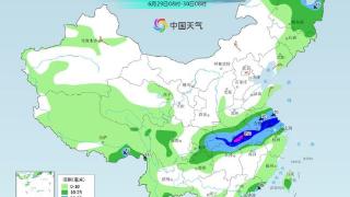 长江以北强降雨持续“营业” 华北平原40℃极端高温返场