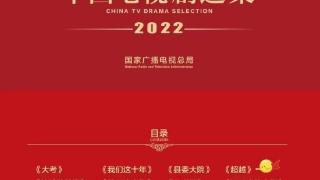 2022中国电视剧选集公布 共20部作品入选