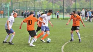 市第六届运动会市直 单位组足球比赛开幕