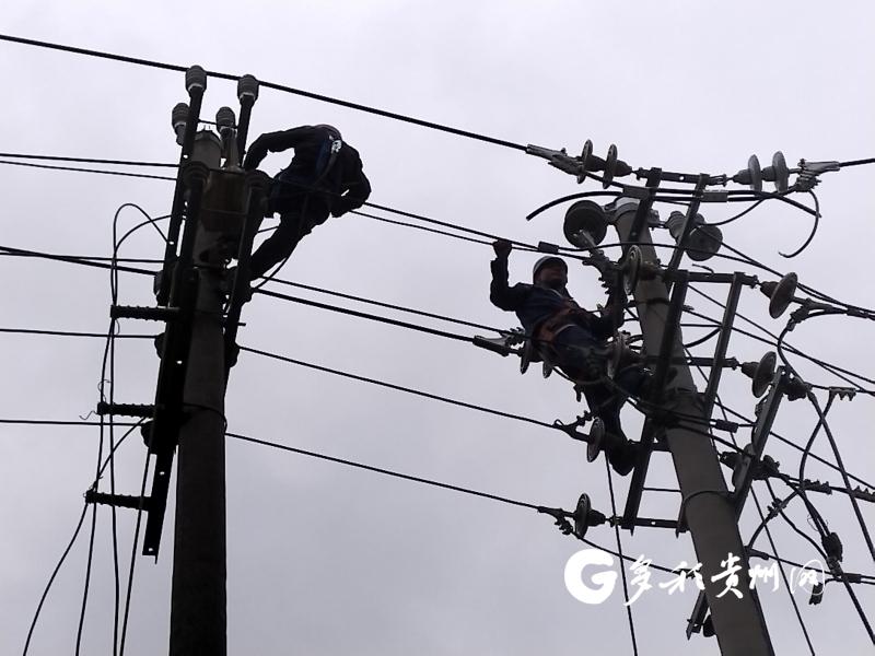 老城区线路“焕新” 为册亨供电可靠注入动能