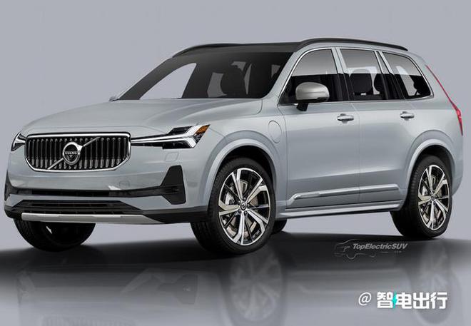 沃尔沃全新一代xc90外观渲染图曝光，下半年上市开售