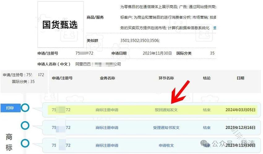 预判验证：阿里申请的“国货甄选”商标被驳回！