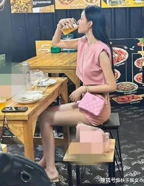 汪小菲前任女友张颖颖现身泰国，大杯啤酒下肚当水喝