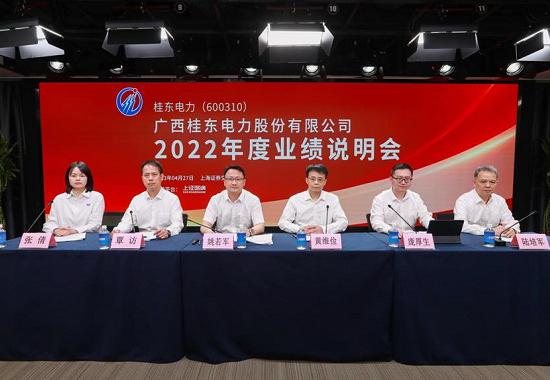 桂东电力举办2022年度业绩说明会