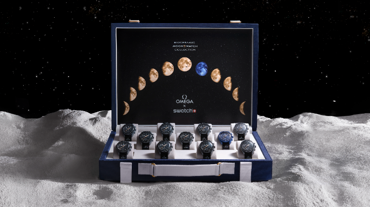 欧米茄以近440万人民币拍卖11套MoonSwatch腕表手提箱套装为奥比斯筹集善款