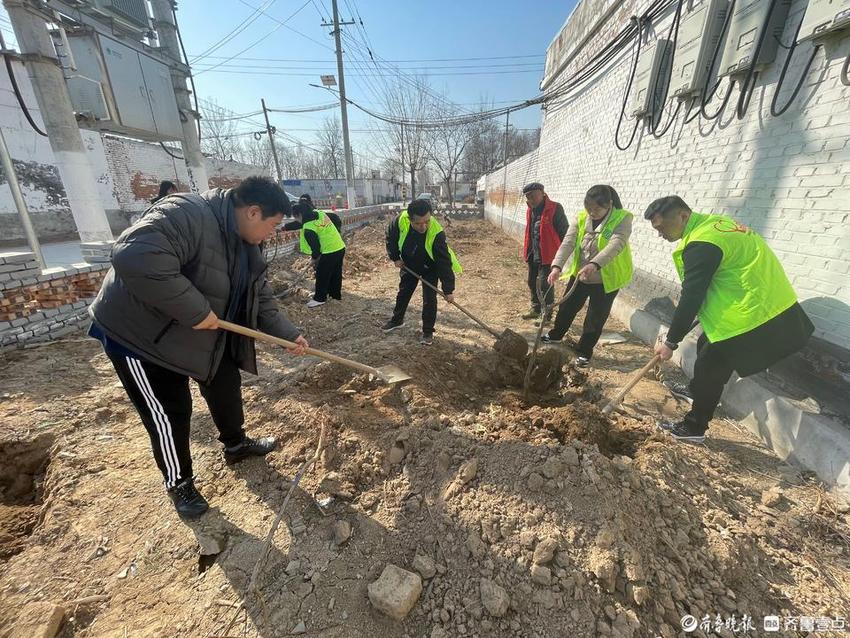 山东移动聊城分公司前往省派第一书记任职村开展主题植树活动