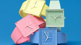 创新活力粉彩 Swatch推出植物陶瓷手表