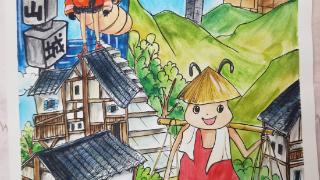来看看孩子们画笔下的新重庆有多美！长江三峡、火锅小面都跃然纸上