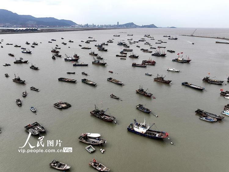 江苏连云港：沿海渔船返港避寒潮