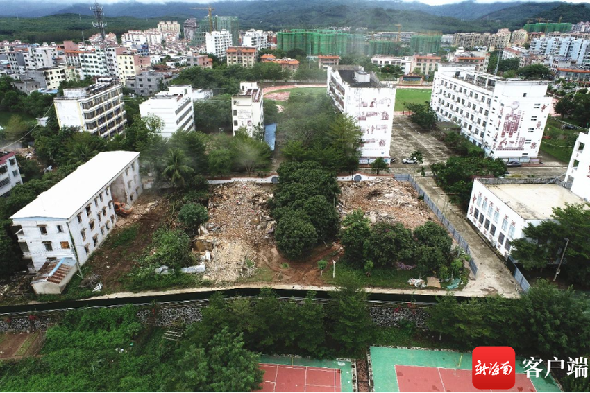 白沙民族中学项目建设用地征拆顺利完成