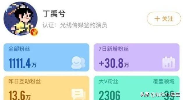 《永夜星河》播出，丁禹兮爆火！7天涨粉30万，一天十几个热搜！