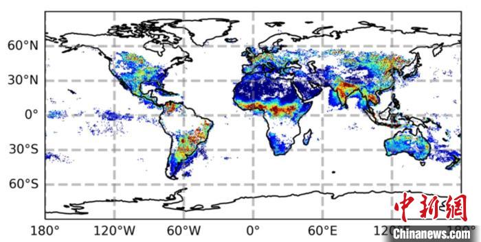 风云气象卫星首幅！中国科学家获得大气中氨气浓度全球分布图