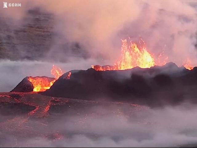 冰岛首都附近火山喷发 当局警告：不要前往！