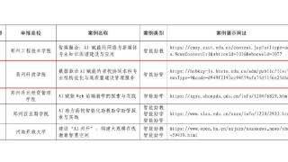 黄河科技学院入选首批河南省“人工智能+高等教育”典型应用场景案例