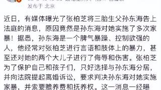 孙东海否认家暴张柏芝，过气的女星真的很是尴尬