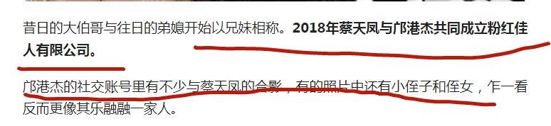 蔡天凤被曝和前任的哥哥非常暧昧！两人合开公司，私下关系不一般