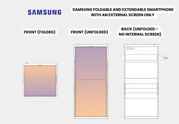 三星下一代小折叠屏手机专利曝光