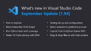 微软推出visualstudiocode1.94版本更新