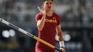 田径世锦赛：中国选手黄博凯5米75获男子撑杆跳高第六
