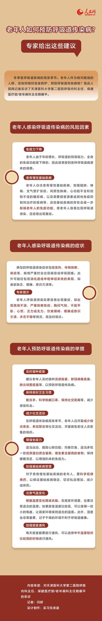 老年人如何预防呼吸道传染病？专家给出这些建议