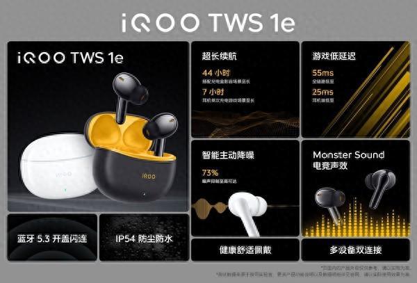 iqootws1e正式发布，采用超低功耗的无线芯片