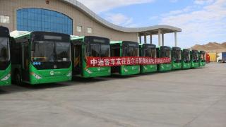 中国出口吉尔吉斯斯坦最大客车订单完成首批交付