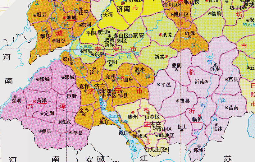 山东省的第八大城市菏泽市为何有9个区县