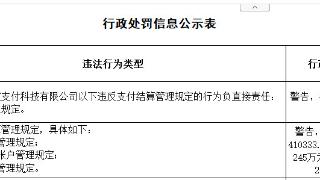 广州合利宝3宗违法被罚没286万 为仁东控股控股子公司