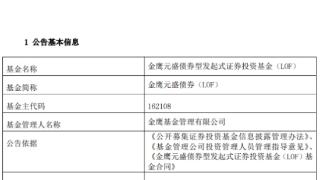 龙悦芳离任金鹰元盛债券