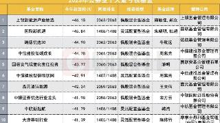 2023年公募业十大最亏钱基金出炉