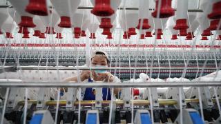 纺织企业生产忙