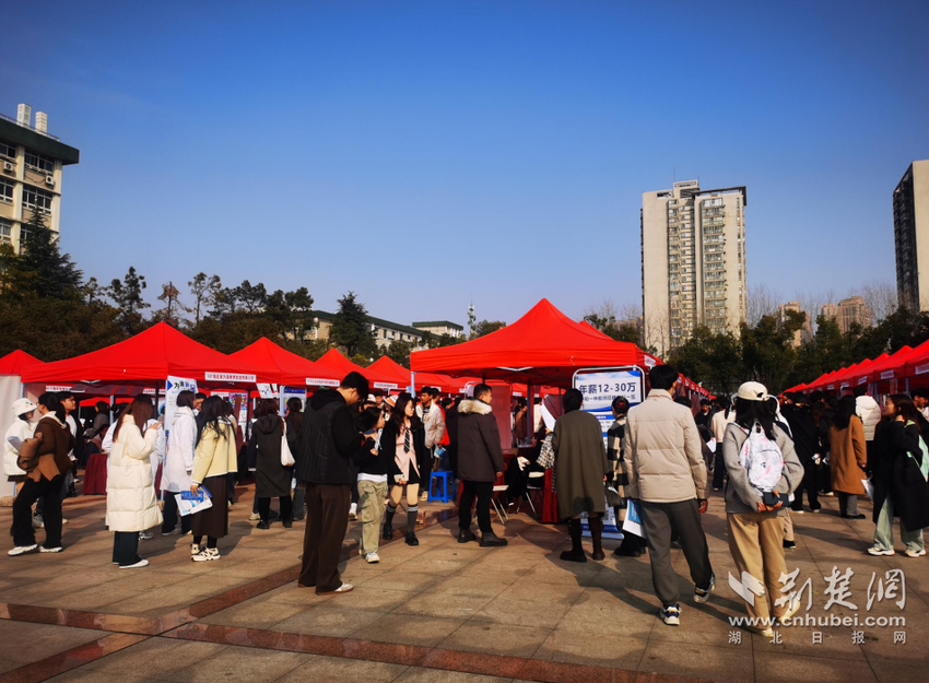 中南民族大学这场招聘会很火爆