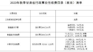 关于中小学收费标准的规定