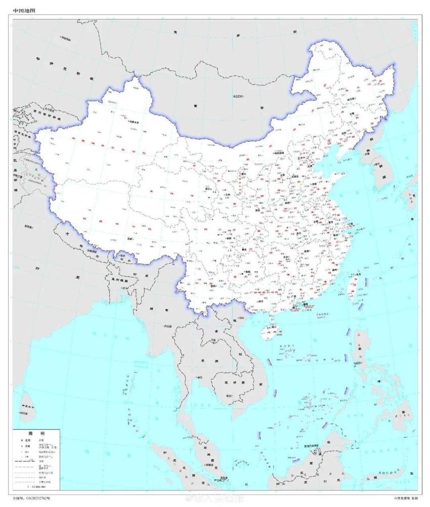 中国最新版地图，让印度破防，藏南和阿克赛钦，都要标得明明白白