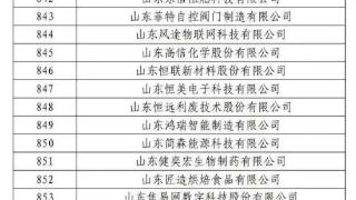 2024年度山东省瞪羚企业名单公示，潍坊95+39