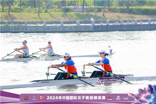 2024年中国国际女子赛艇精英赛奉贤开赛 全球41支队伍参赛