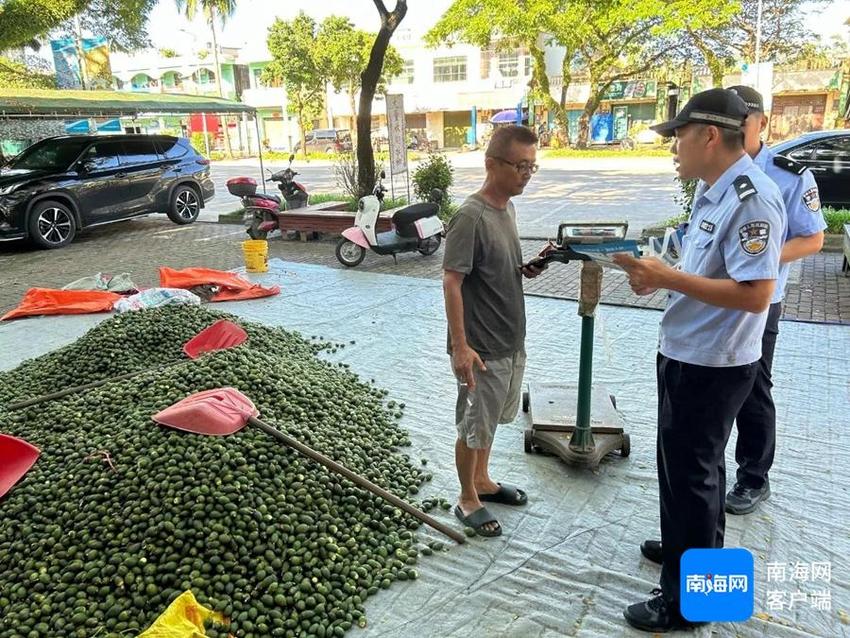 槟榔盗窃案高发 万宁警方夜巡槟榔园护航收获季