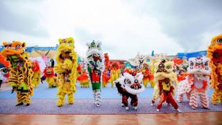 第十五届全国舞龙舞狮锦标赛在南京欢乐谷开赛，看看吧